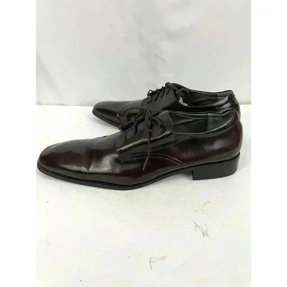 Calvin Klein Brown‎ Shiny Oxford Dress Men's Shoes Size 13